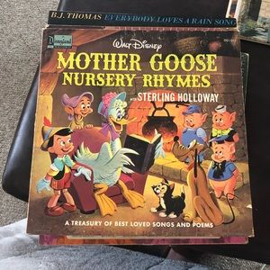 Disney mother goose nursery rhymes 1960s vinyl